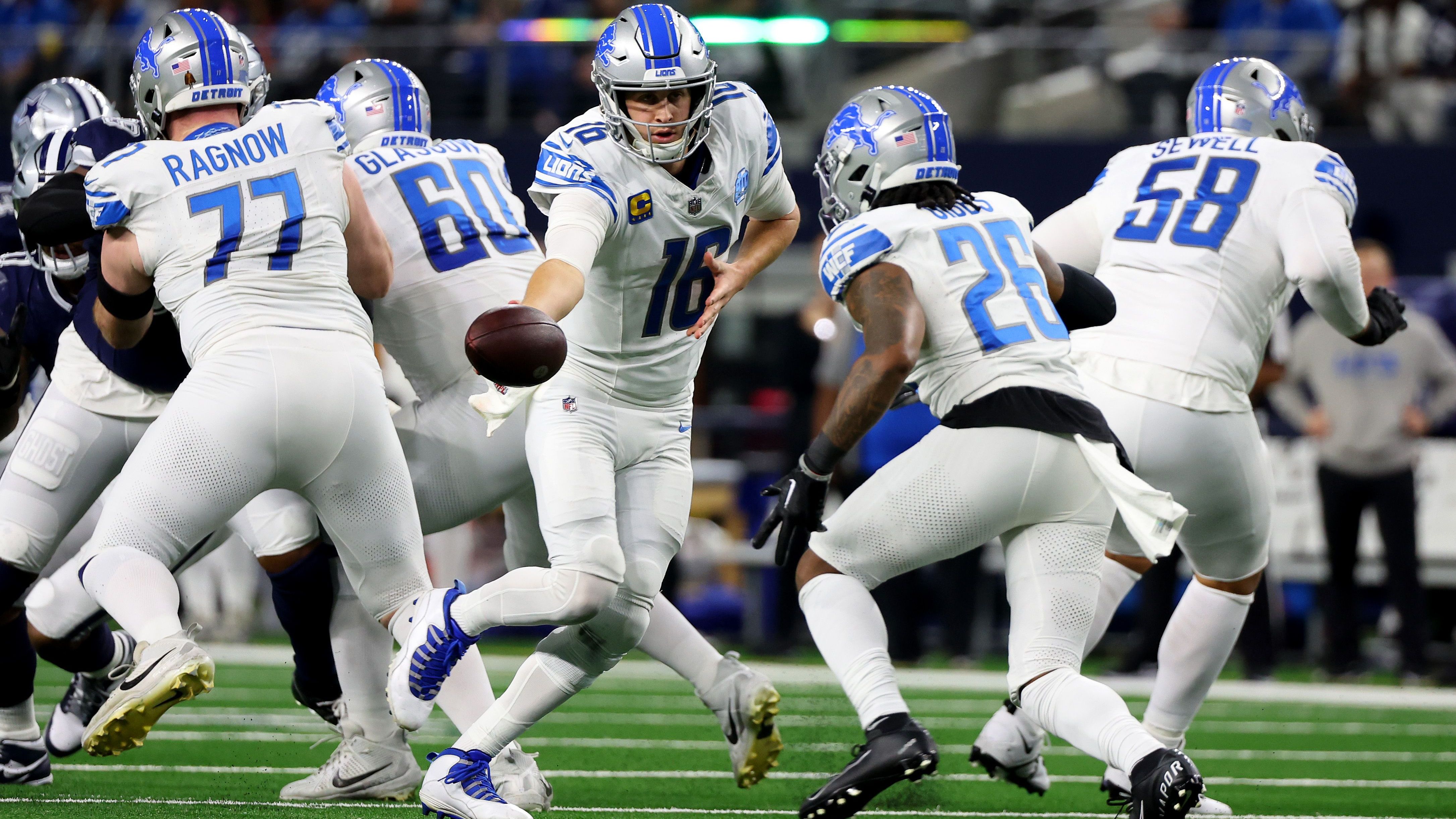 <strong>Platz 11: Detroit Lions</strong><br>Gegnerbilanz in 2023: 147-142<br>Prozentualer Anteil der Siege der Gegner: 50,9