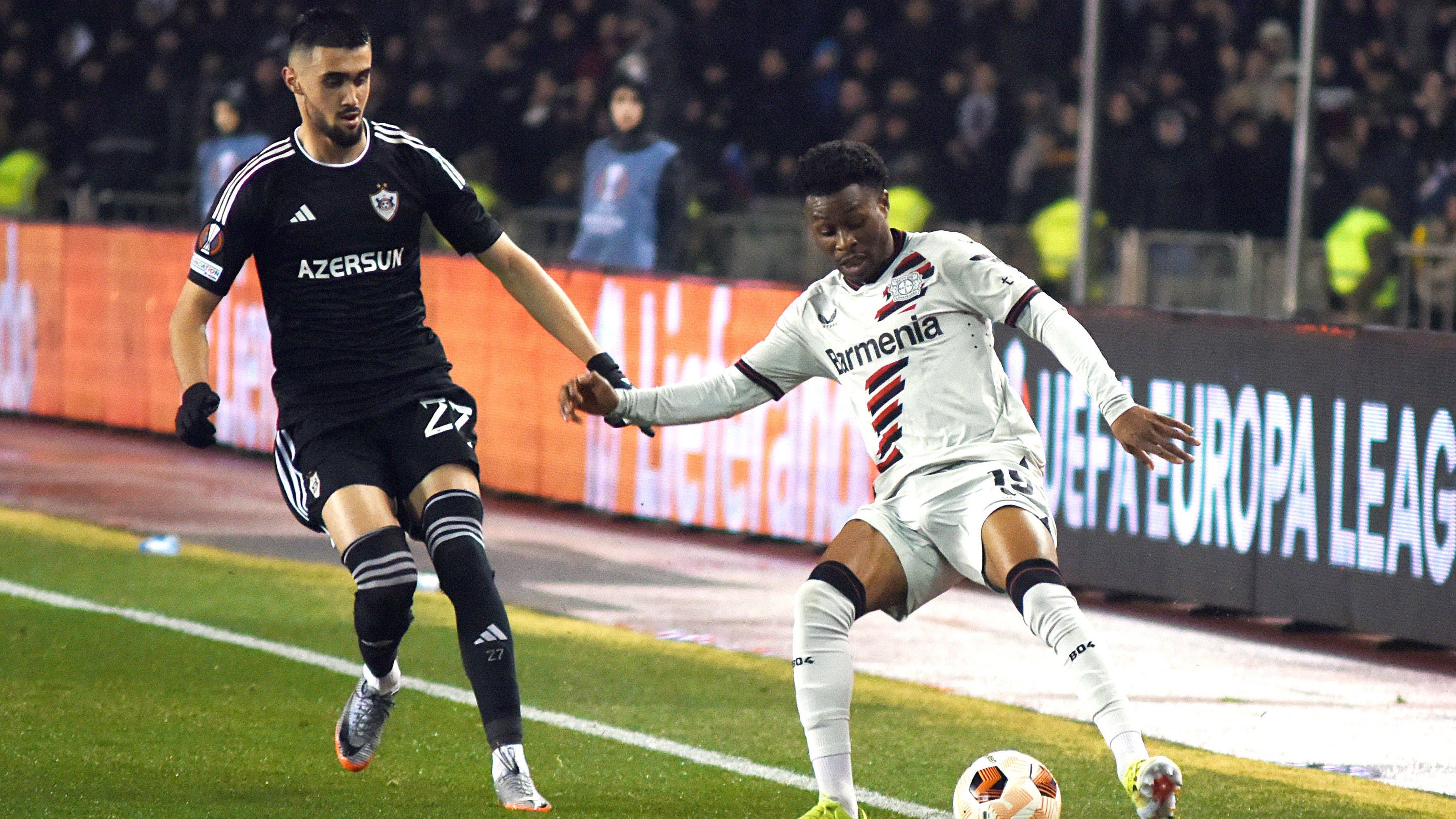 <strong>Qarabag FK - Bayer 04 Leverkusen (2:2)</strong><br>- Torschütze: Patrik Schick (90.+2)<br>- Wettbewerb: Europa League, Achtelfinale Hinspiel (07.03.2024)