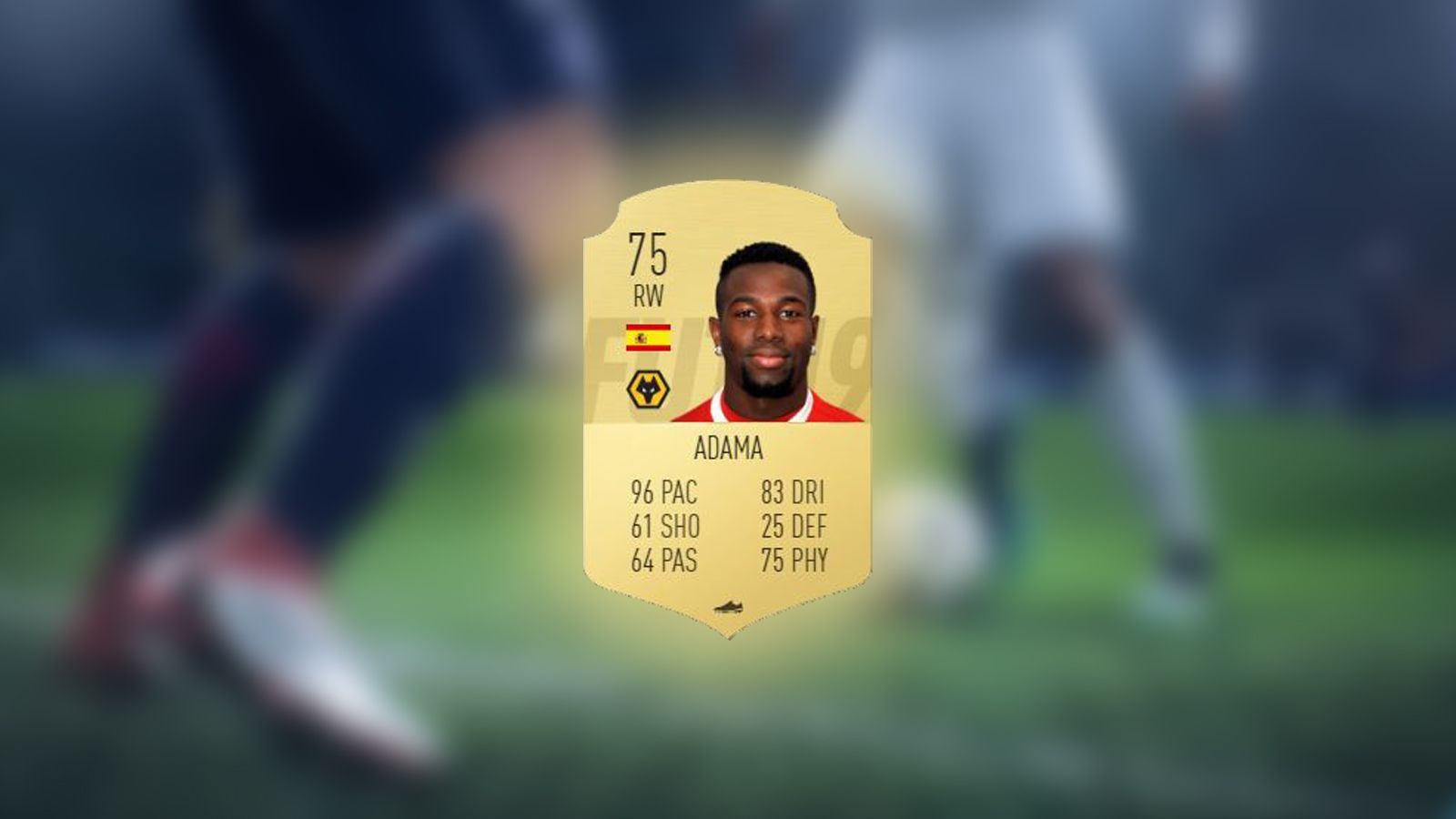 
                <strong>Adama Traoré - Tempo: 96</strong><br>
                Auch wenn es sehr knapp ist, ein Spieler übertrifft Mbappé sogar noch: Adama Traoré von den Wolverhampton Wanderers ist der schnellste Spieler in FIFA 19. Insgesamt hat auch er eine Tempowertung von 96, allerdings ist er im Antritt um einen Punkt schneller als sein ärgster Konkurrent.
              