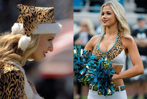 
                <strong>Jacksonville Jaguars</strong><br>
                Bei den Jaguars gibt es passend zum Teamnamen die Weihnachtsmütze und das Outfit im Design eines Jaguar-Felles für die Jacksonville ROAR.
              
