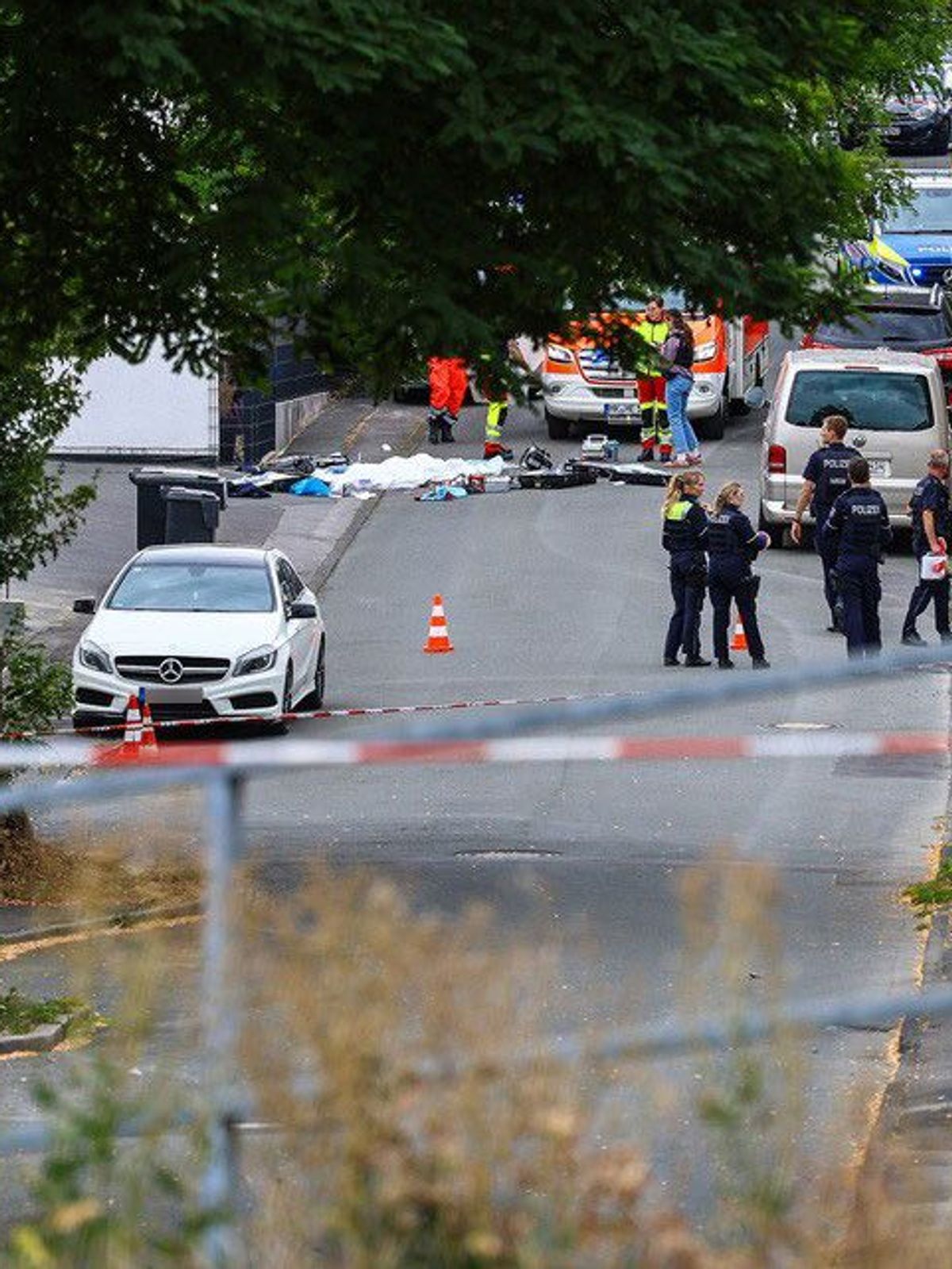 In Menden kam ein Mann nach Schüssen ums Leben