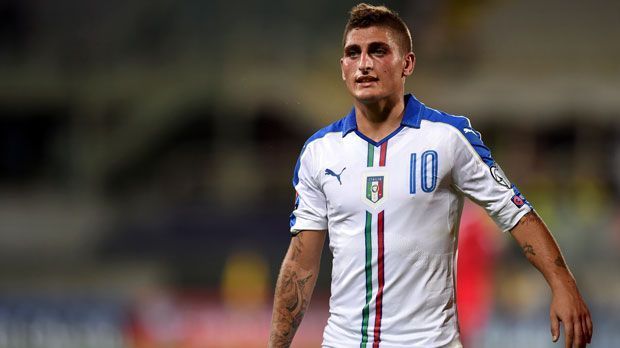 
                <strong>Italien</strong><br>
                Platz 7: Italien. Marco Verratti von Paris St. Germain hat mit 40 Millionen Euro wert den höchsten Marktwert. Insgesamt weist Italiens aktuelle Nationalmannschaft einen Marktwert von 354,2 Millionen Euro auf.
              