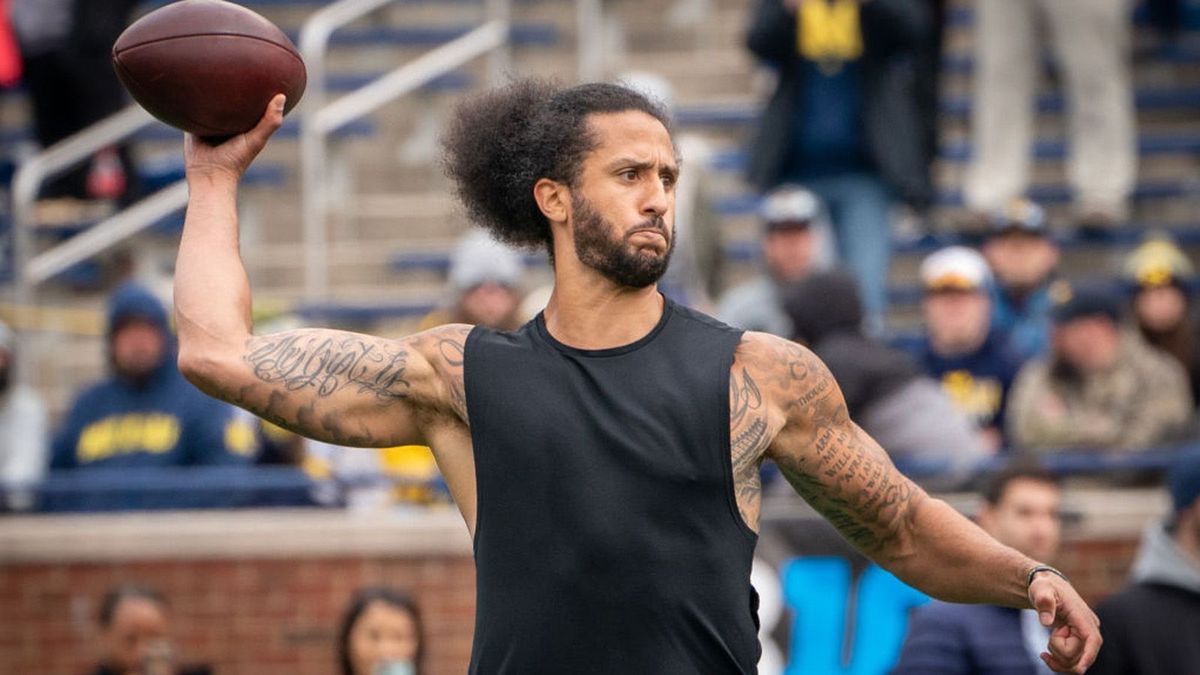 Colin Kaepernick Training April 22