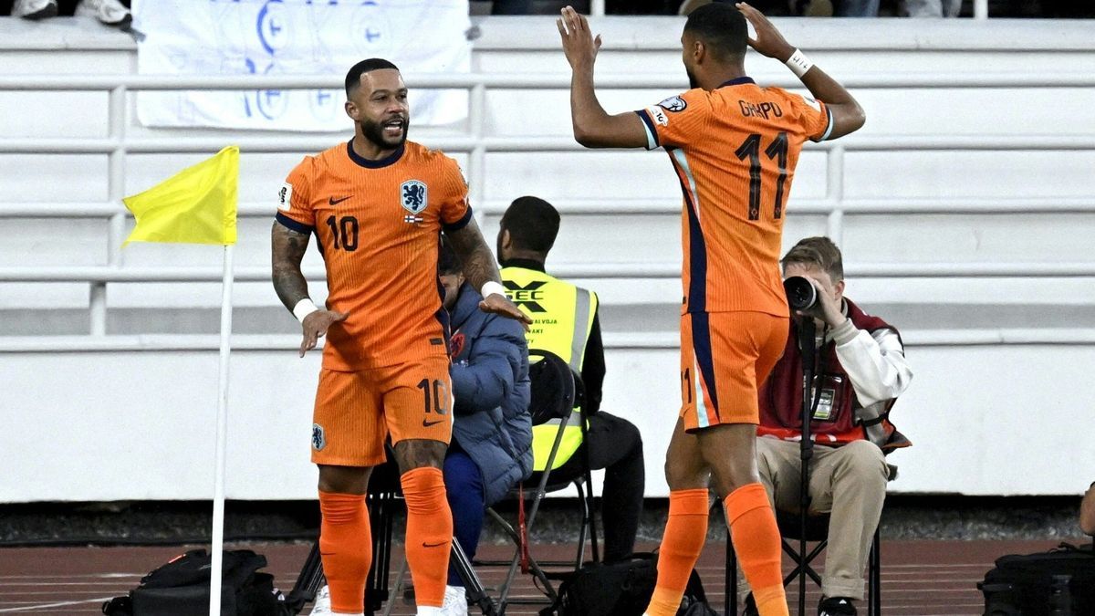 Memphis Depay traf früh in Helsinki