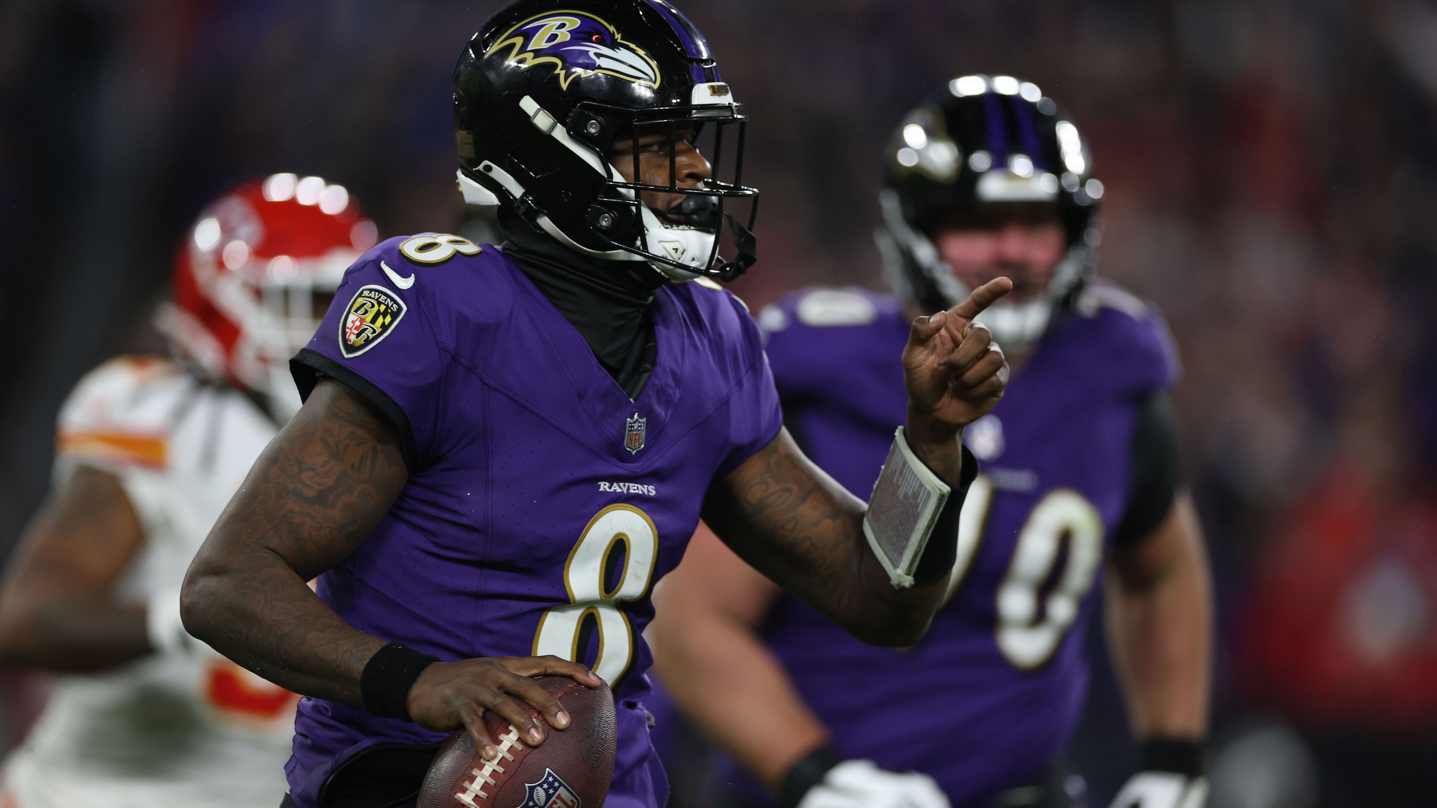 <strong>Baltimore Ravens</strong><br>Passing Play Percentage: 50.08%<br>Rushing Play Percentage: 49.92%