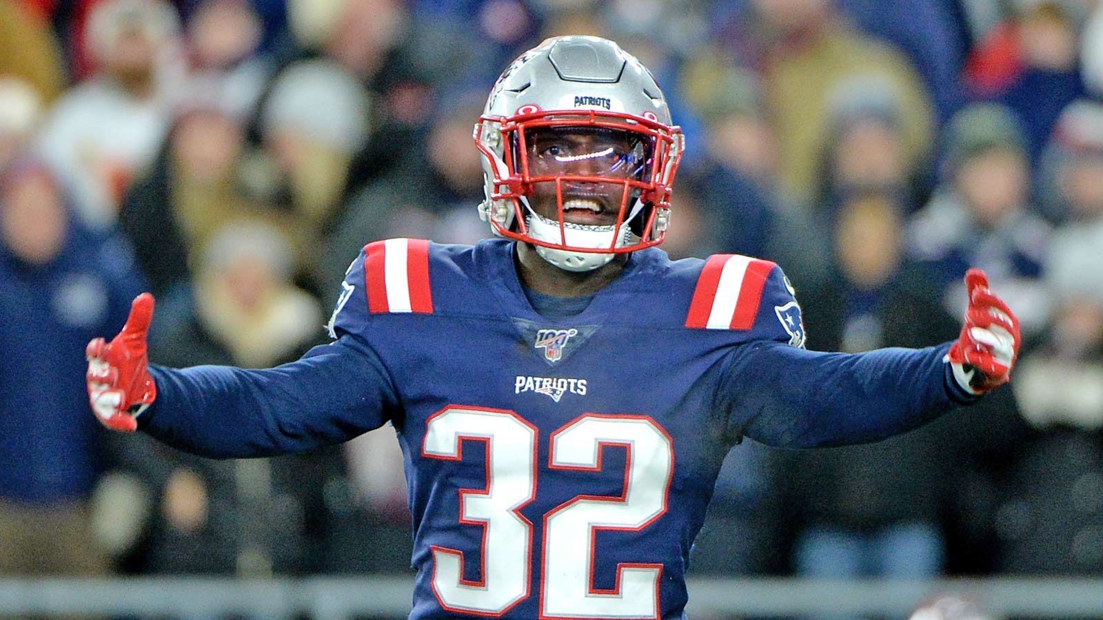 
                <strong>Devin McCourty</strong><br>
                Position: SafetyAlter: 32Gehalt Saison 2019: 9,5 Millionen DollarSpiele 2019 (Regular Season + Playoffs): 16 + 1Statistiken 2019: 58 Tackles, 5 Interceptions, 2 Forced Fumbles
              