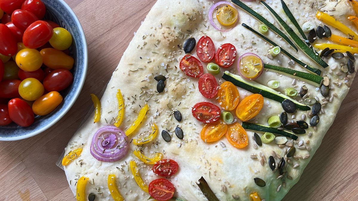 Sommerliche Focaccia