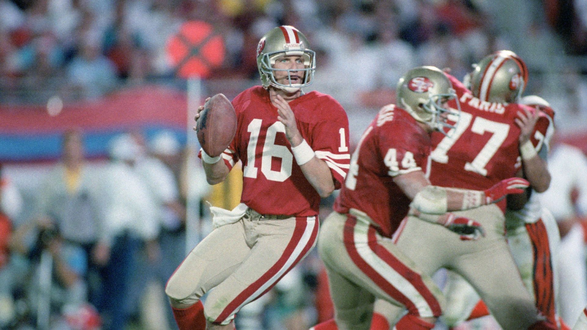 <strong>1989 - San Francisco 49ers</strong><br>Endstand: 20:16 gegen die Cincinnati Bengals<br>Coach: Bill Walsh<br>MVP: Jerry Rice