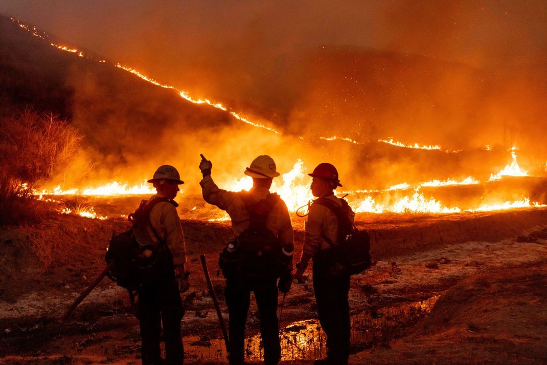 Winde erschweren immer wieder die Brandbekämpfung der Feuerwehr.