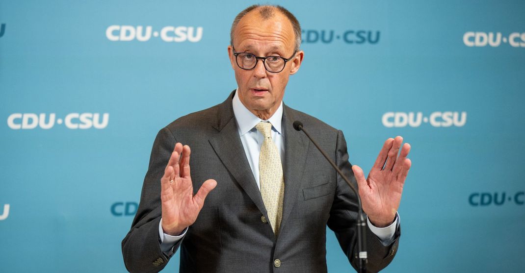 Unions-Kanzlerkandidat Friedrich Merz.