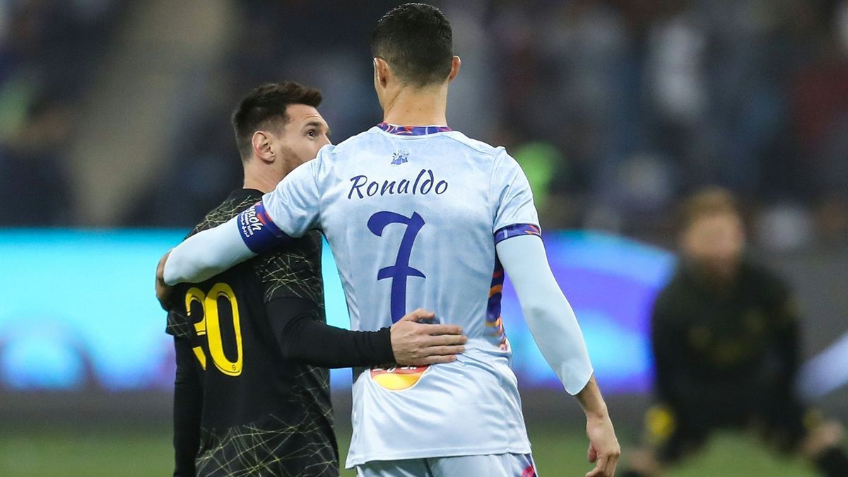 Messi und Ronaldo, hier im Jahr 2023