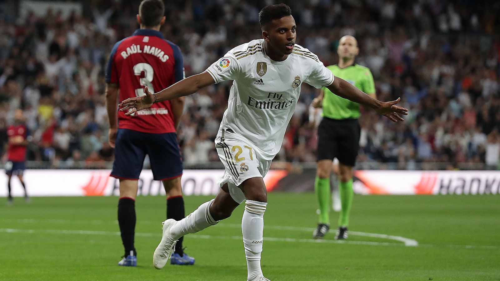 
                <strong>Rodrygo</strong><br>
                Geburtstag: 9. Januar 2001Erstes Tor in La Liga: für Real Madrid beim 2:0 gegen CA Osasuna am 25. September 2019
              