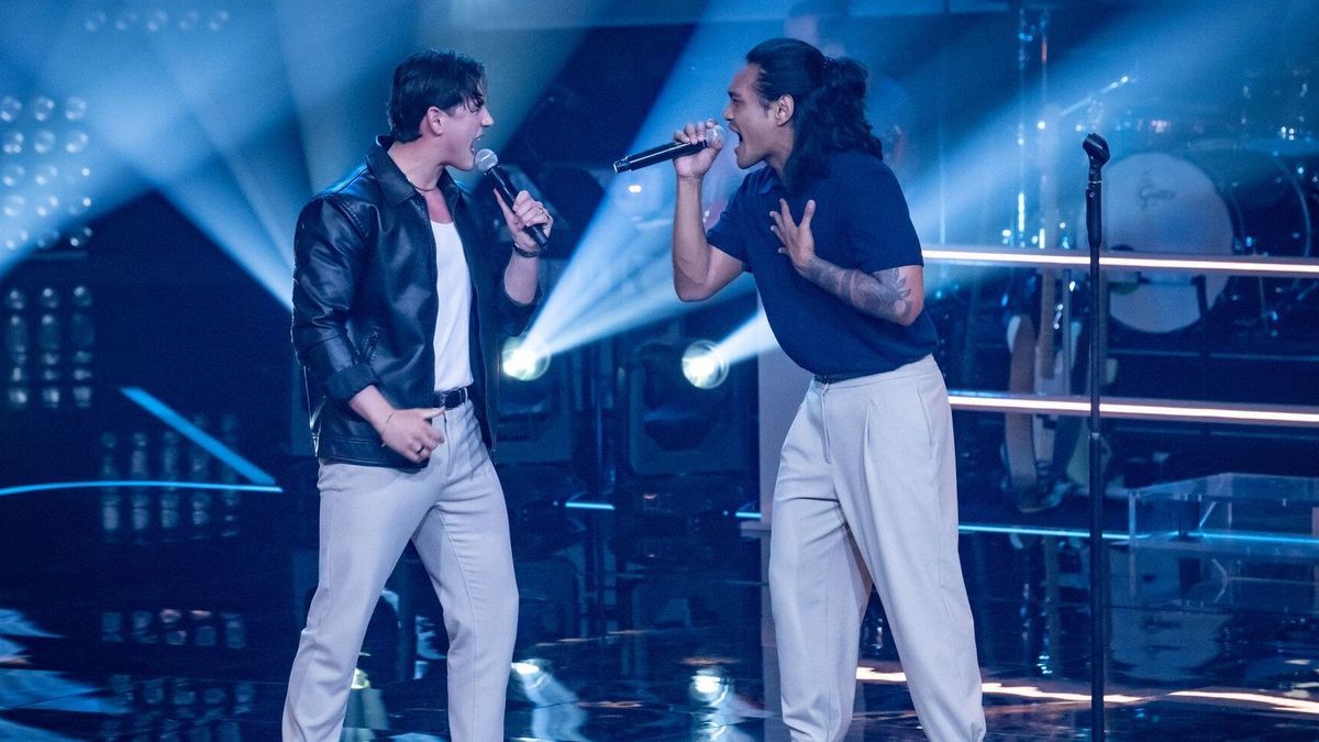 "The Voice of Germany" 2024 - Folge 10: Gian Carlos Navea und Gabriel Alvarez Pere im Battle