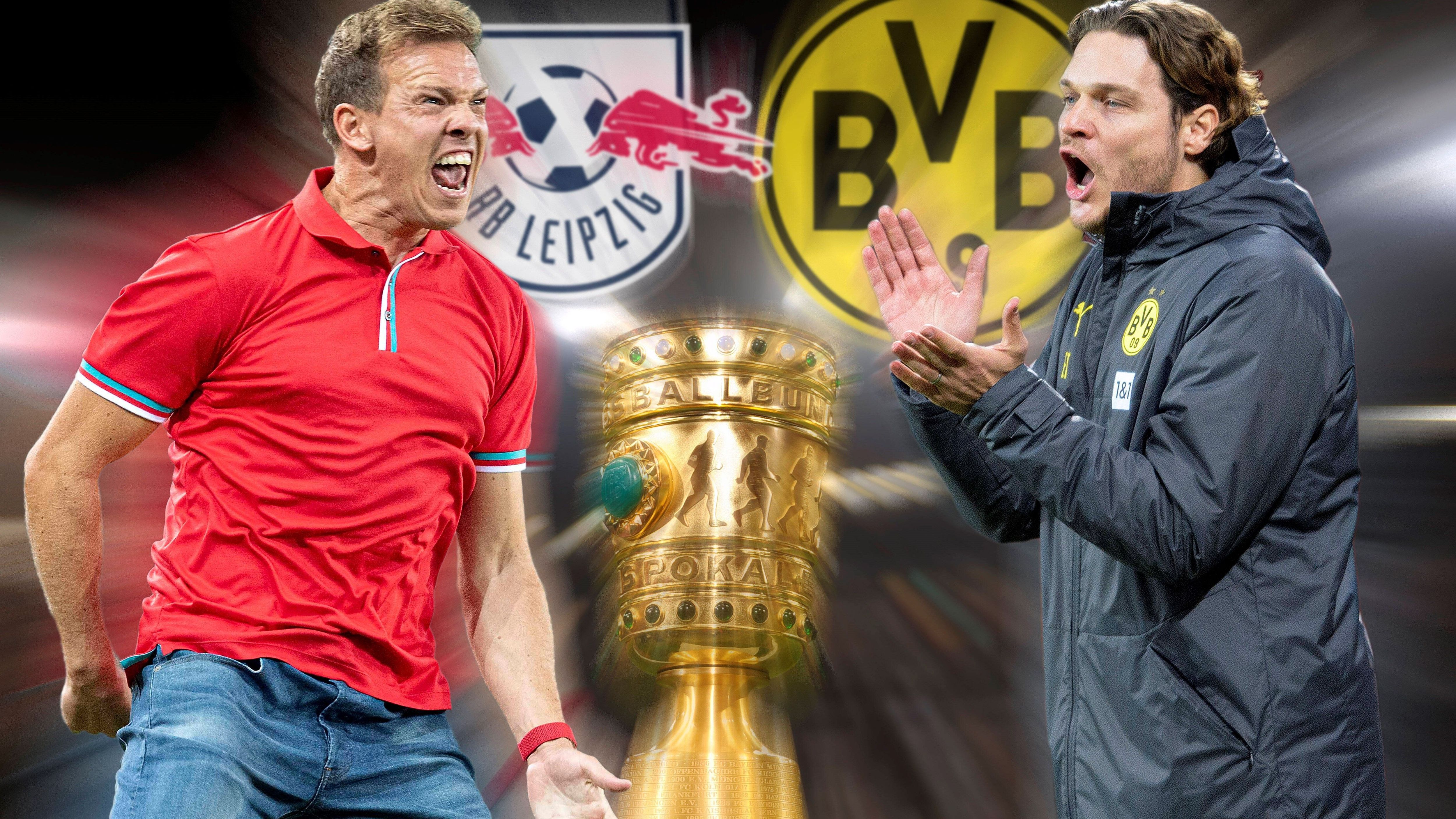 
                <strong>Nagelsmann vs. Terzic: Das Trainer-Duell im Pokalfinale</strong><br>
                Der DFB-Pokal wandert in diesem Jahr ausnahmsweise nicht nach München zum FC Bayern. In Borussia Dortmund und RB Leipzig stehen zwei Konkurrenten im Endspiel (Do., 20:45 Uhr im Liveticker auf ran.de), die sich auch in der Liga nur wenig schenken. Die Trainer beider Teams könnten den Pokalgewinn als Abschiedsgeschenk hinterlassen, denn RB-Coach Nagelsmann wird in der kommenden Saison Bayern trainieren - und bei Dortmunds Trainer Edin Terzic ist noch ungewiss, ob er unter dem neuen BVB-Coach Marco Rose wirklich wieder ins zweite Glied rücken wird. Nagelsmann und Terzic eint dieser Umstand - doch ansonsten haben sie bislang recht unterschiedliche Karrieren hingelegt. 
              