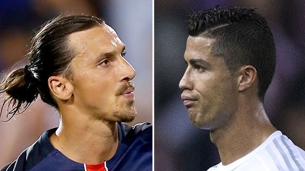
                <strong>Ibrahimovic vs. Ronaldo</strong><br>
                Ibrahimovic vs. Ronaldo - Das Duell der Superstars. Beide sind eine Klasse für sich, beide sind die Aushängeschilder ihrer Teams. Da Ibrahimovic in dieser Champions-League-Saison noch keinen Treffer erzielt hat, geht der Punkt an "CR7". Erste Führung für die Spanier: 5:6.
              