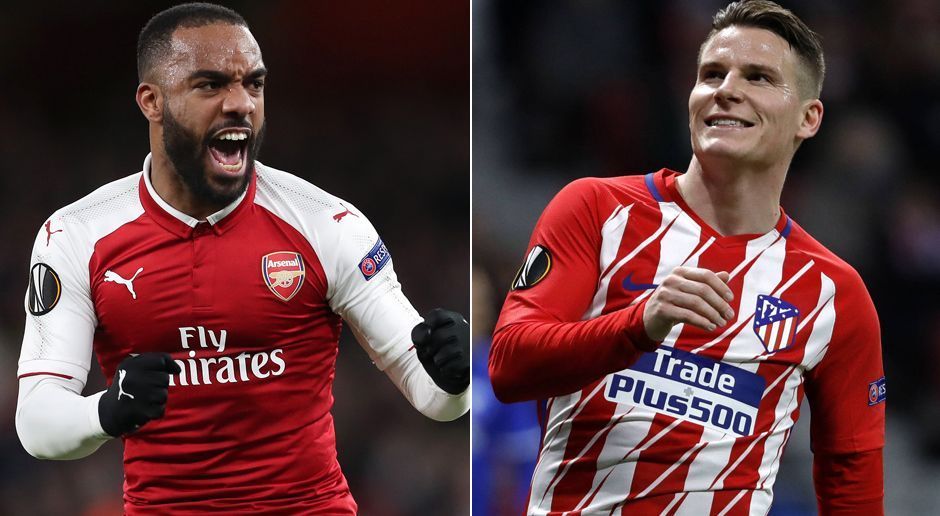 
                <strong>Angriff: Alexandre Lacazette vs. Kevin Gameiro</strong><br>
                Neben Griezmann lässt Diego Simeone Kevin Gameiro oder Vitolo ganz vorn spielen. Um ein Duell auf Augenhöhe zu haben, lassen wir Gameiro gegen Alexandre Lacazette spielen. Diego Costa wird verletzungsbedingt aller Voraussicht nach nicht zum Einsatz kommen. Pierre-Emerick Aubameyang ist nicht spielberechtigt. Dafür ist Lacazette wiedererstarkt und strahlt mehr Torgefahr aus. Insgesamt kommt er auf 15 Treffer 2017/18, darunter zwei m Viertelfinal-Hinspiel der Europa League gegen ZSKA Moskau. Punkt für Alexandre Lacazette - 6:7. Fazit: Atletico Madrid hat im Head to Head leicht die Nase vorn und gewinnt mit 7:6 Punkten. 
              