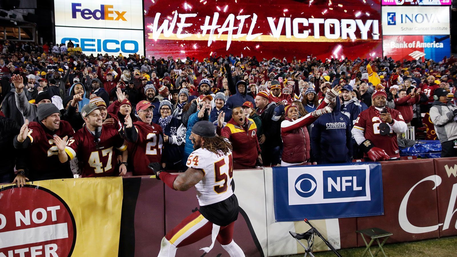 
                <strong>7. Platz: Washington Football Team</strong><br>
                Stadion: FedExField (Kapazität: 82.000) -Fan-Kosten: 625,82 US-Dollar
              