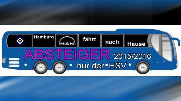 
                <strong>HSV-Mannschaftsbus: Fan-Kreationen</strong><br>
                Der Hamburger SV will zusammen mit Partner MAN mit der Möglichkeit zur Mitgestaltung des neuen Mannschaftsbuses eine Brücke zu den Fans bauen. Neben einigen ernst gemeinten Vorschlägen kamen aber auch viele lustige Kreationen dabei raus. Immer wieder thematisiert wird das Relegationsglück der Hanseaten.
              