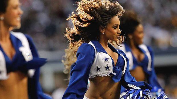 
                <strong>Heiße Einblicke - die Cheerleader der NFL</strong><br>
                Auch die Cheerleader-Girls der Dallas Cowboys wissen das Publikum zu unterhalten
              