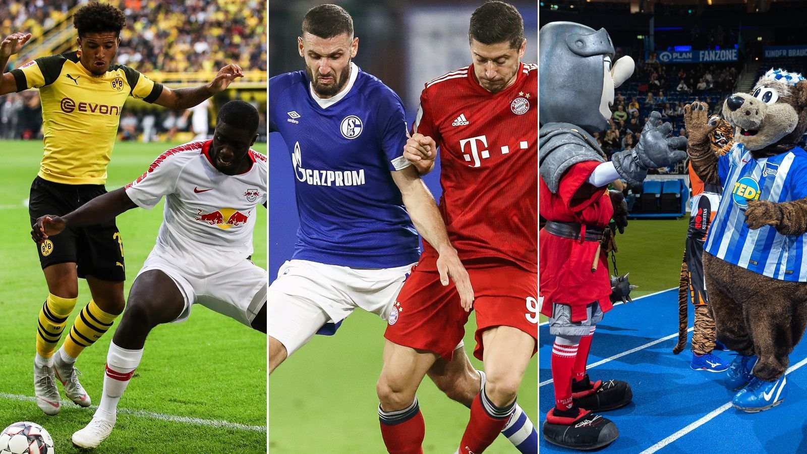 
                <strong>Bundesliga: Die Highlights des Spielplanes der Saison 2019/20</strong><br>
                Die DFL hat den Spielplan für die Bundesliga-Saison 2019/20 bekanntgegeben. ran.de zeigt, an welchen Spieltagen die heißesten Begegnungen der kommenden Spielzeit anstehen.
              