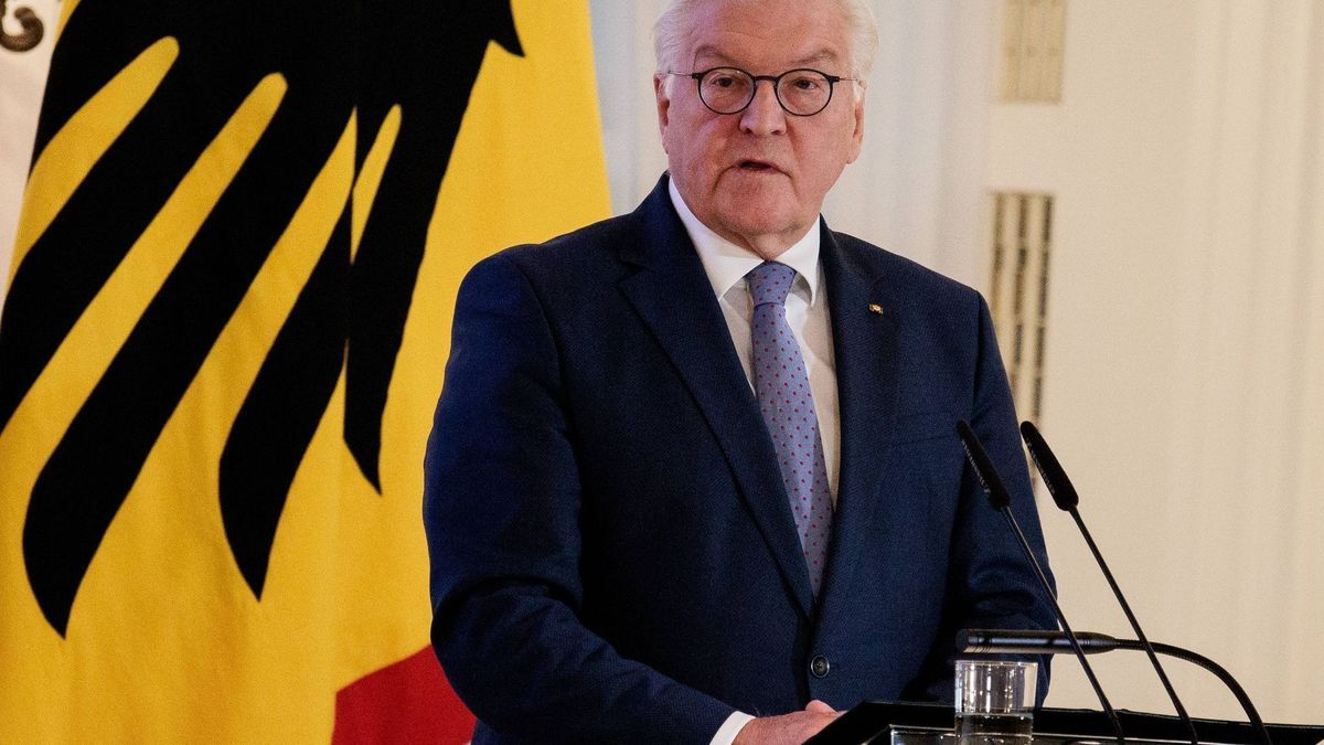 Bundespräsident Steinmeier im Schloss Bellevue