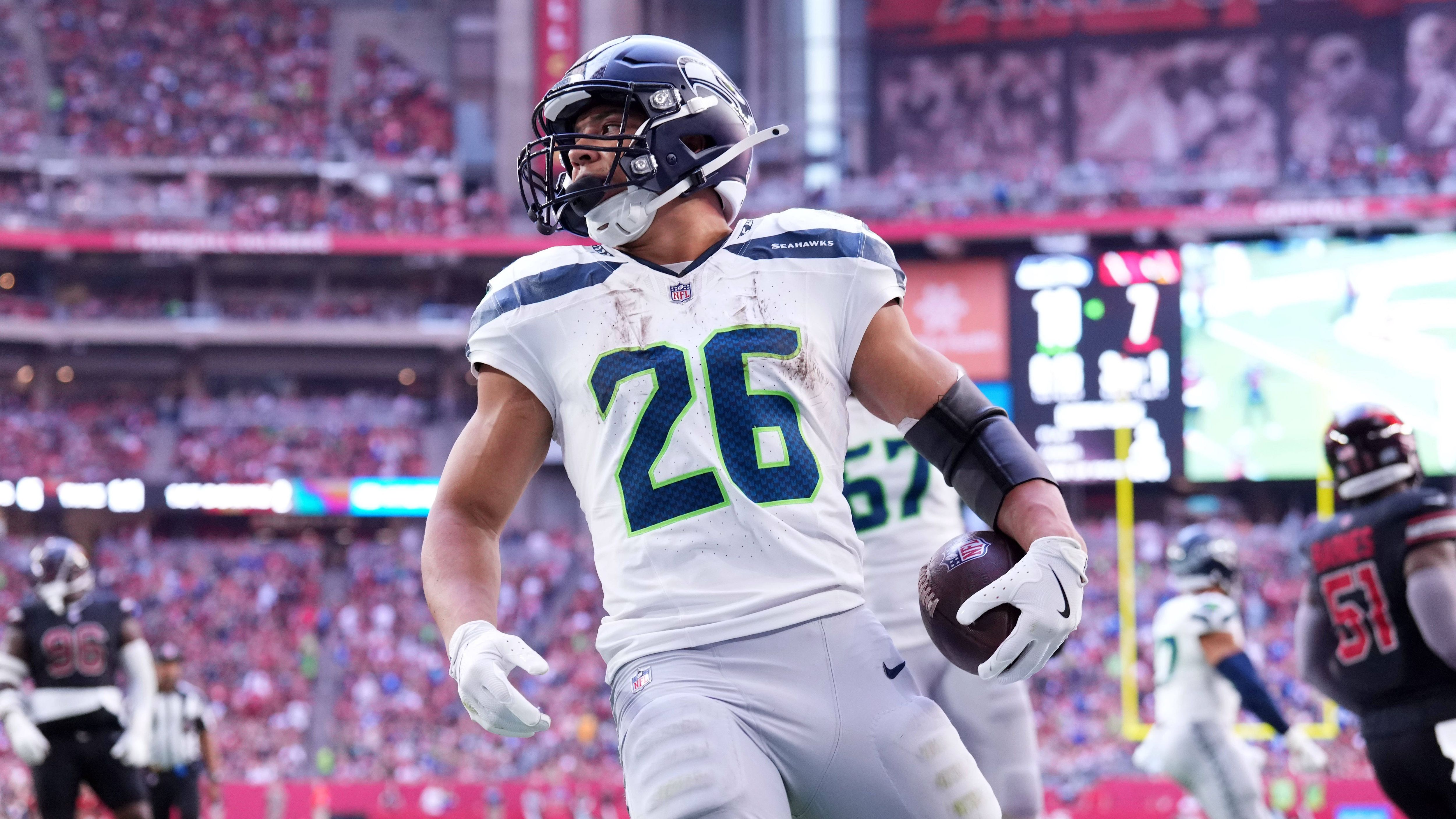 <strong>Seattle Seahawks</strong><br>Week 16: vs. Minnesota Vikings<br>Week 17: at Chicago Bears<br>Week 18: at Los Angeles Rams