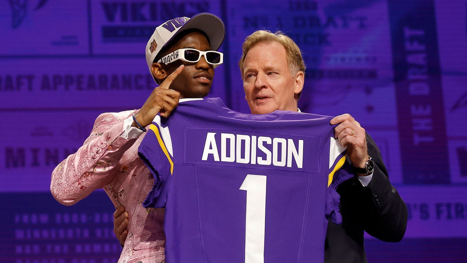 
                <strong>Draft-Pick 23: Minnesota Vikings - Jordan Addison, WR</strong><br>
                
              