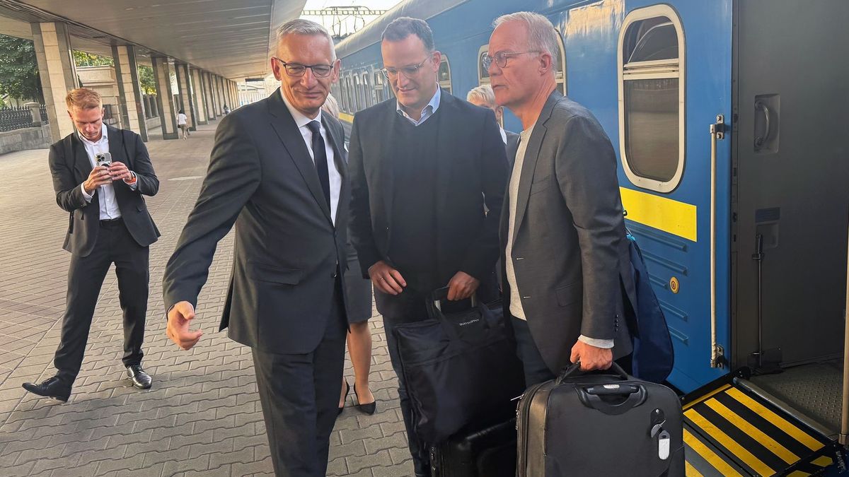 Spahn und Miersch gemeinsam in der Ukraine