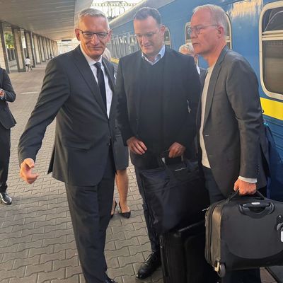 Spahn und Miersch gemeinsam in der Ukraine