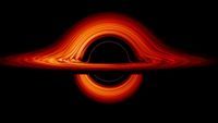 Illustration eines Schwarzen Lochs: Wir sehen nur das, was ihm herum passiert. Sein Inneres bleibt uns naturgemäß verborgen.