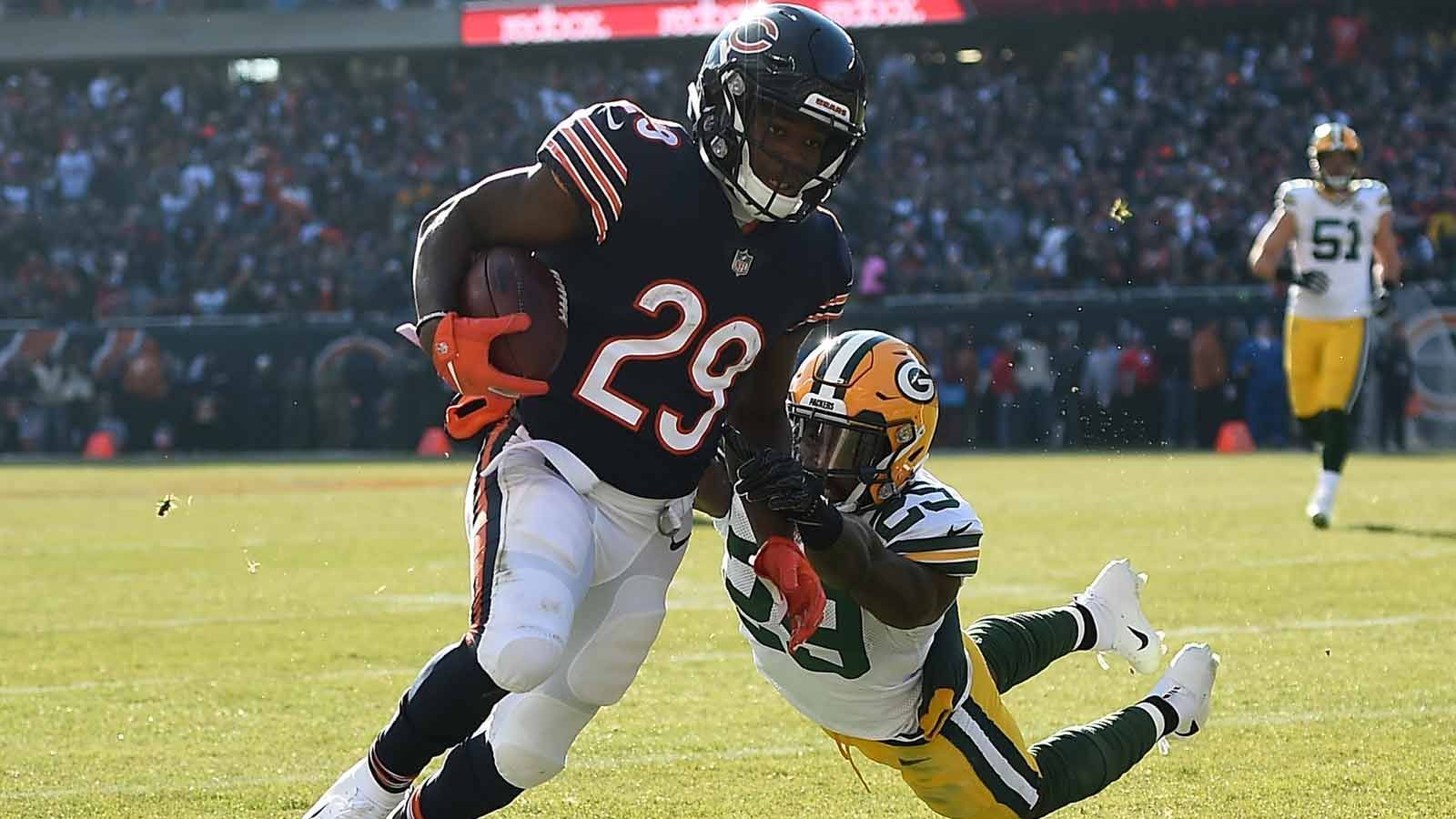 
                <strong>Punt Returner</strong><br>
                First Team: Tarik Cohen (Chicago Bears)Second Team: Desmond King (Los Angeles Chargers)
              