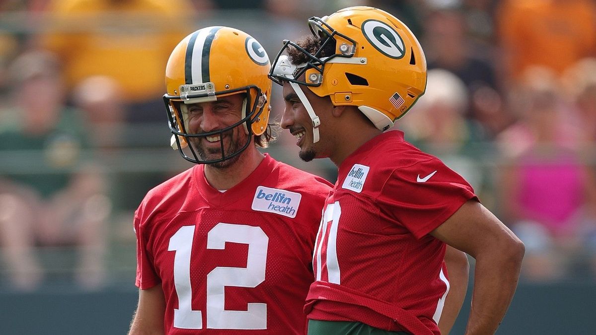Aaron Rodgers und Jordan Love