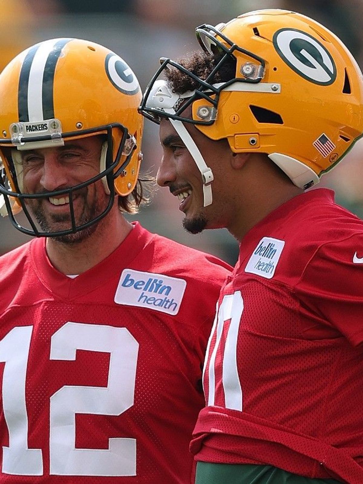 Aaron Rodgers und Jordan Love