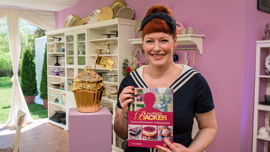 Enie van de Meiklokjes Moderatorin von "Das große Backen" SAT.1