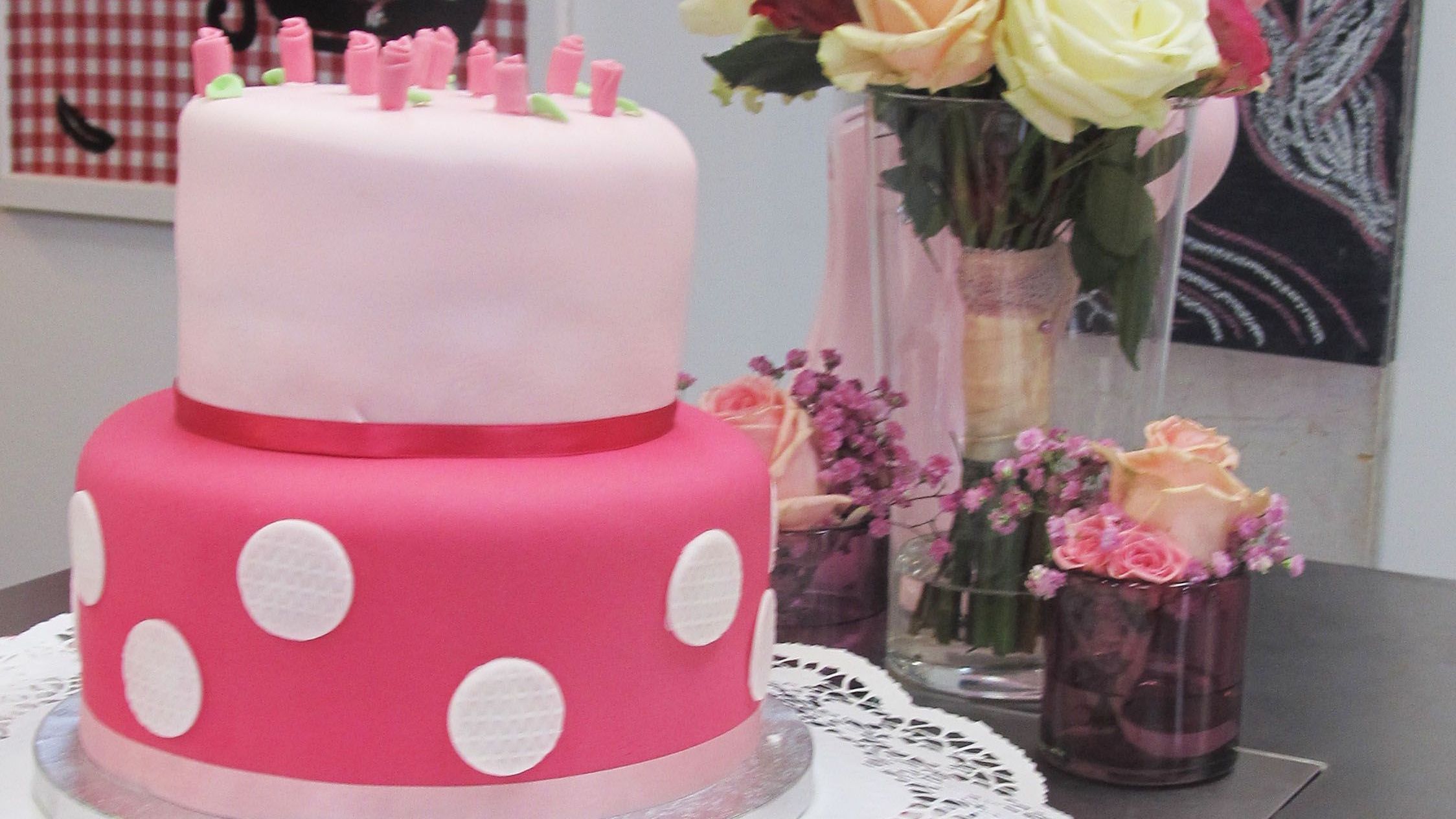 Hochzeitstorte Strawberry-Vanilla Cake