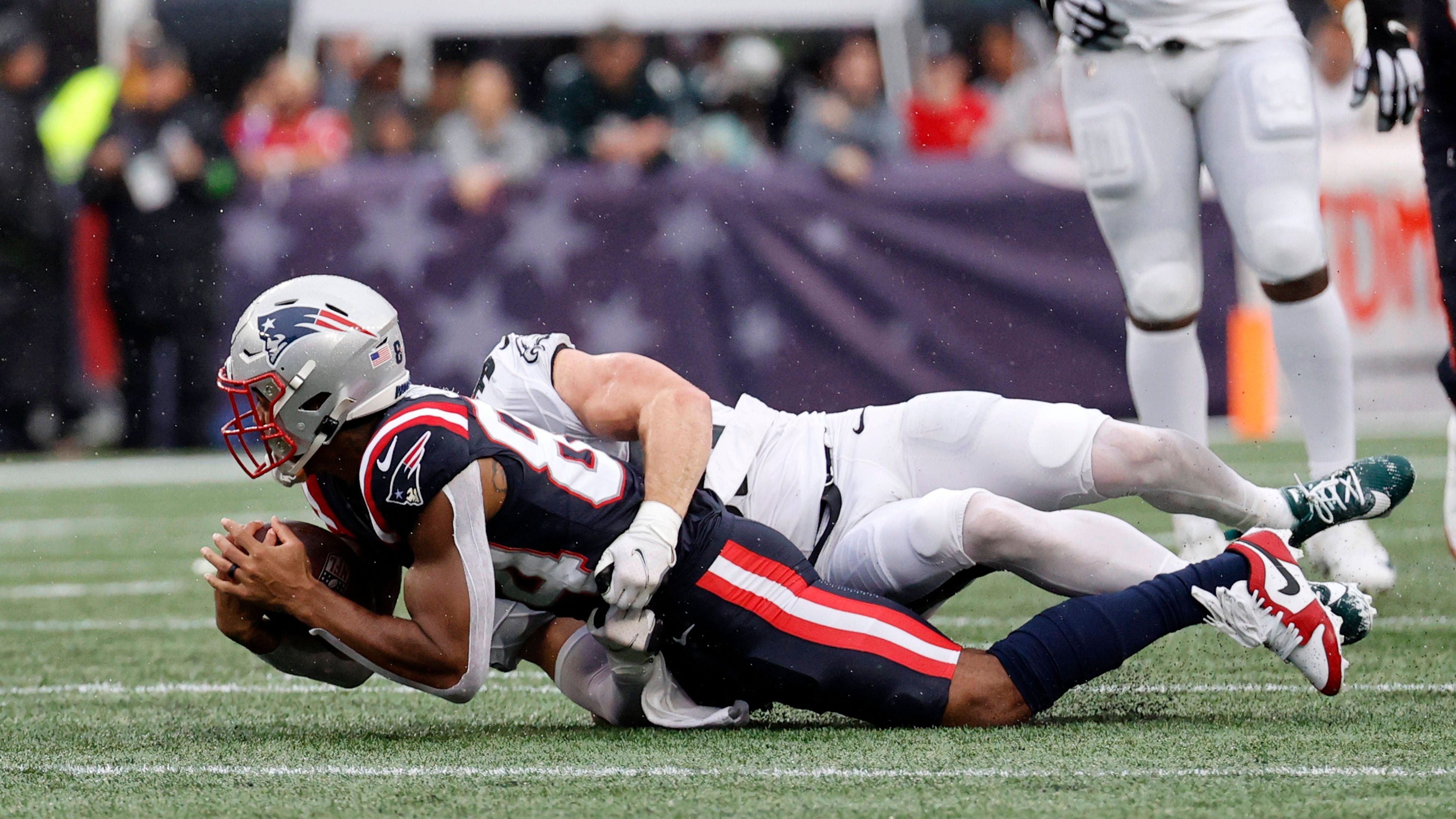 <strong>New England Patriots: Kunstrasen</strong><br>Im Gillette Stadium wird auch auf "FieldTurf CORE" gespielt.<br><strong>Das Gillette Stadium erhält für die WM 2026 einen Naturrasen.</strong>