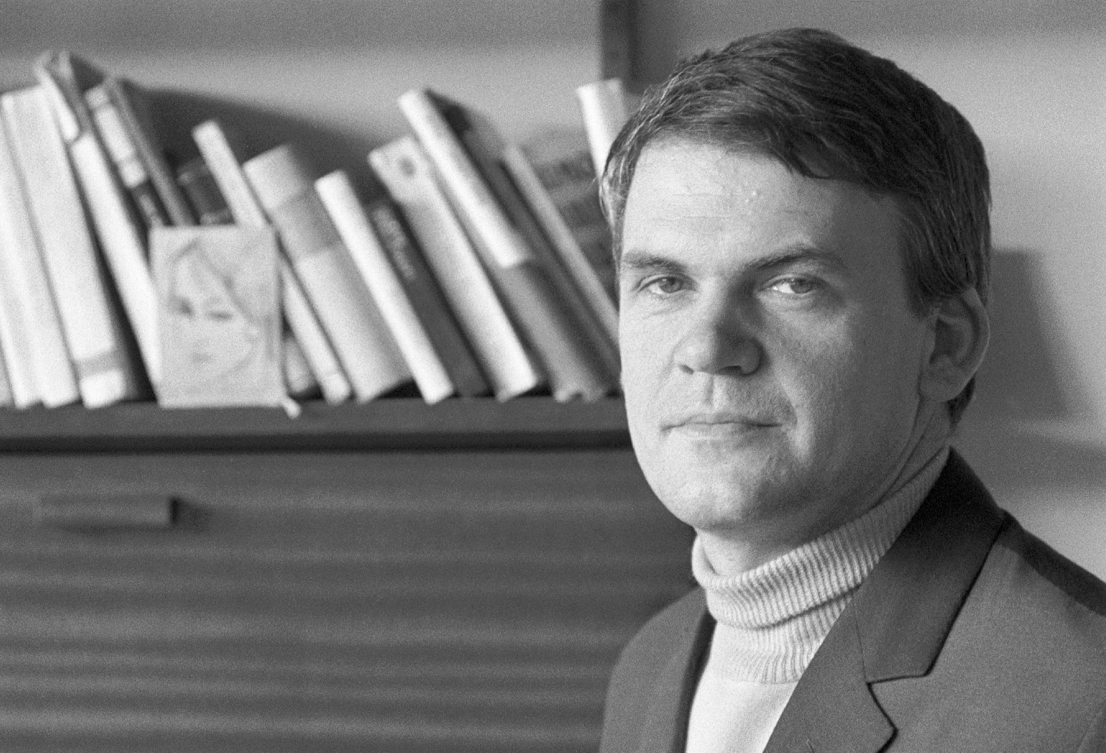 Milan Kundera (1. April 1929 - 11. Juli 2023), französisch-tschechischer Schriftsteller