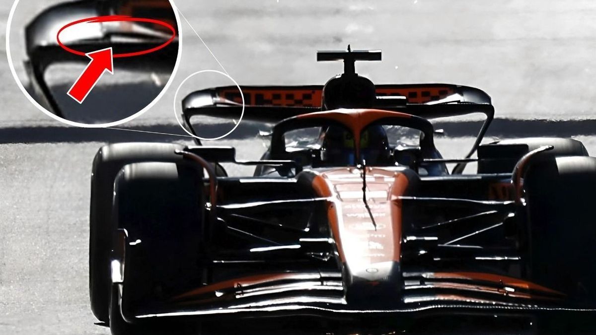 Da geht ein Abstand auf: Trickst McLaren mit einem flexiblen Heckflügel?