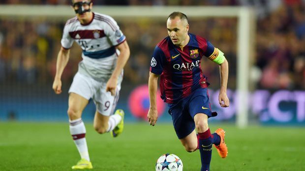 
                <strong>Andres Iniesta</strong><br>
                Nach dem Abgang von Xavi ist Andres Iniesta das Urgestein in Barcas Mittelfeld. Der Techniker führt die Dreierreihe im Mittelfeld mit einer Stärke von 90 auch völlig zu Recht an.
              