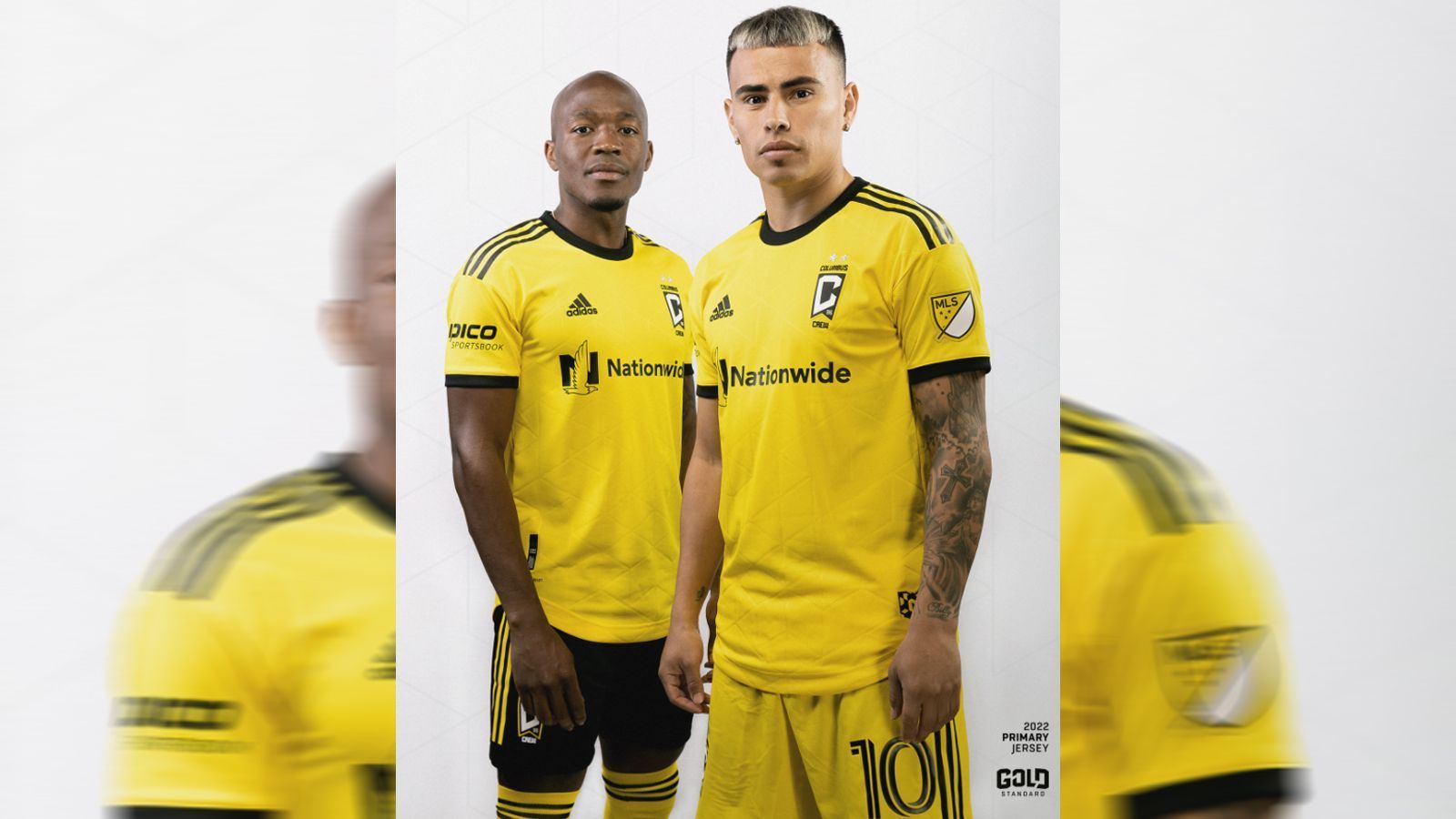 
                <strong>Columbus Crew</strong><br>
                2022 wird Columbus Crew die Farben Schwarz und Gold tragen, die für den Mut, die harte Arbeit und Entschlossenheit des Teams sowie die Leidenschaft seiner Unterstützer stehen sollen. 
              