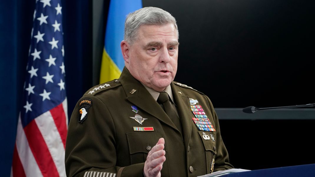 US-General Mark Milley macht wenig Hoffnung auf einen Sieg der Ukraine.