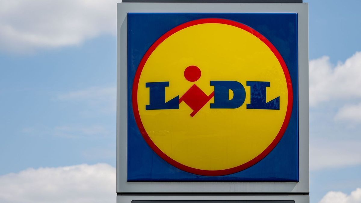 Das Logo des Discounters Lidl