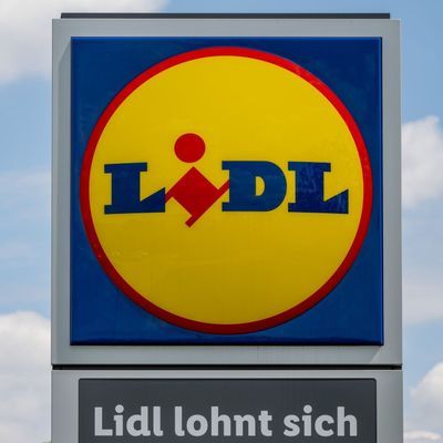 Das Logo des Discounters Lidl