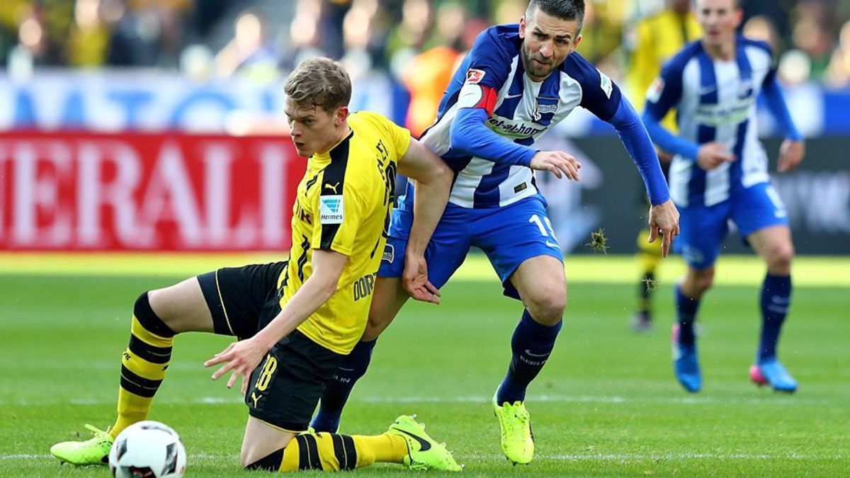 Berlin feiert einen Heimsieg gegen Dortmund