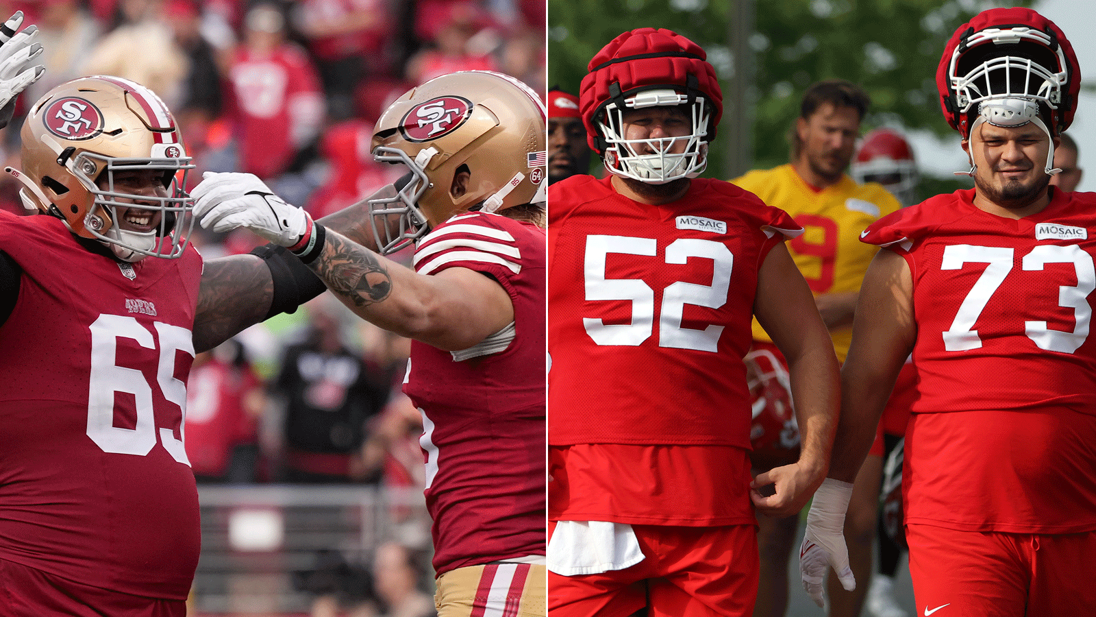 <strong>Interior Offensive Line</strong><br>Die Chiefs sind in der Interior Offensive Line verdammt stark, allerdings fällt mit Guard Joe Thuney ein Schlüsselspieler aus und wird durch Nick Allegretti ersetzt. An der Seite der Stars Creed Humphrey und Trey Smith muss Allegretti abliefern, damit Magier Mahomes genug Zeit für seine Show hat. Das sollte eigentlich klappen. Die O-Line der Niners ist zwar gut, kann hier jedoch nicht mithalten.<br><br><strong>Punkt: Chiefs - 2,5:3,5</strong>