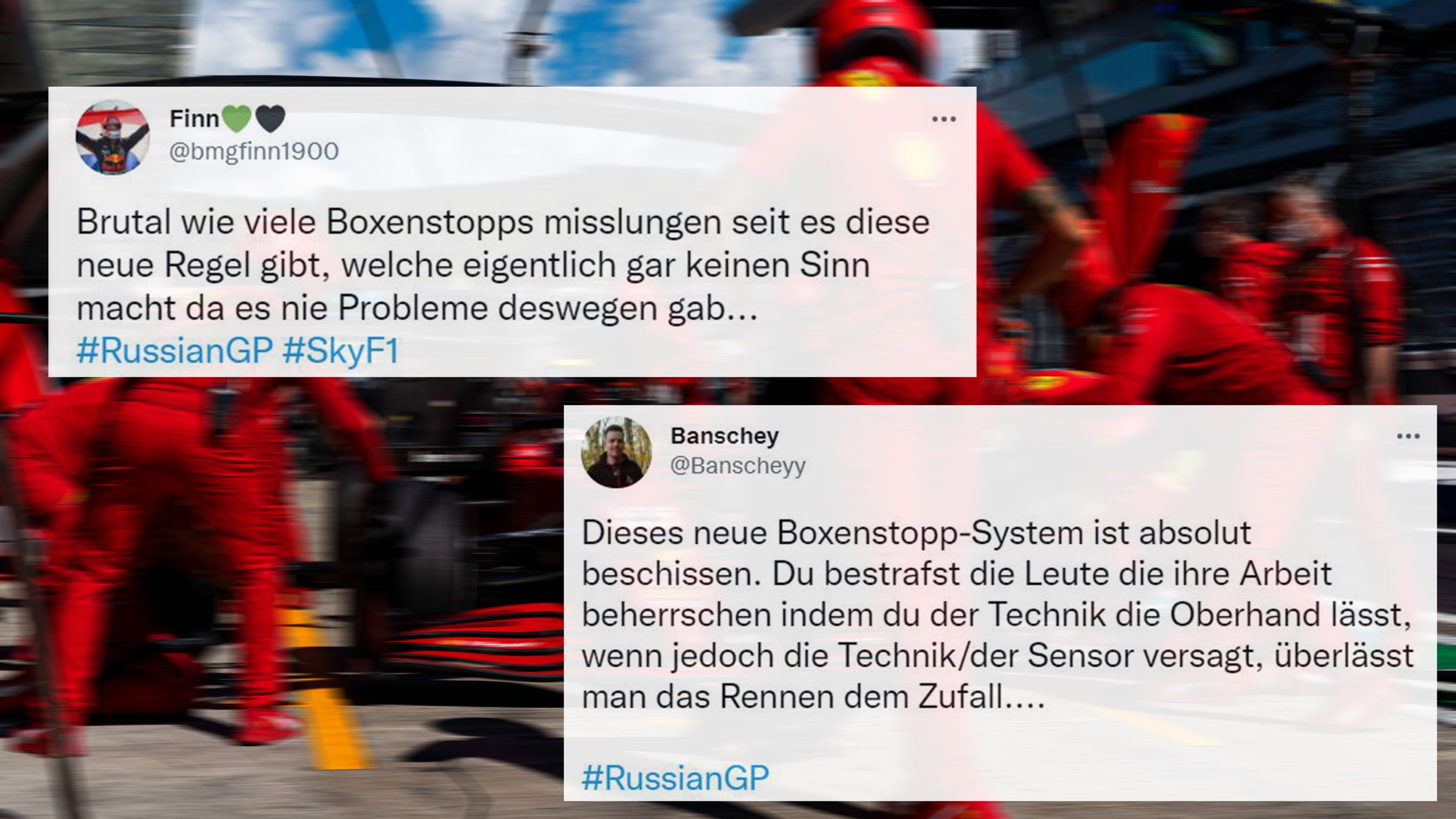 
                <strong>Boxenstopp-Fiasko sorgt für Verwunderung</strong><br>
                Durch ein verändertes Reglement sind die Boxenstopps seit dem Ungarn-GP komplizierter. So müssen die Mechaniker durch das Drücken eines Knopfes signalisieren, dass die Radmutter angezogen ist. Das sorgt bei vielen Teams für Probleme. Und bei den Fans für Unverständnis.
              