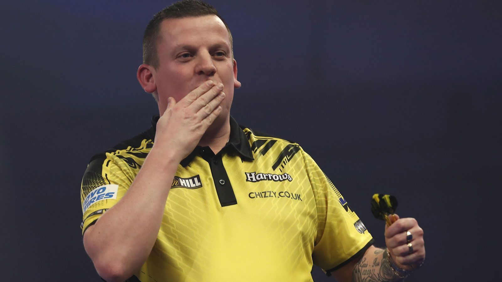 <strong>Dave Chisnall (England) - Chizzy</strong><br>
                Dave Chisnall hat seinen Nachnamen genommen und ihn ein wenig verniedlicht - schon kam "Chizzy" hervor.
