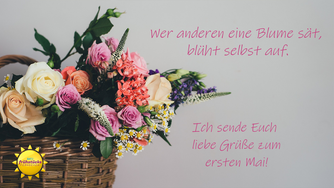 Einen Blumenstrauß zum Verschicken, bitte.