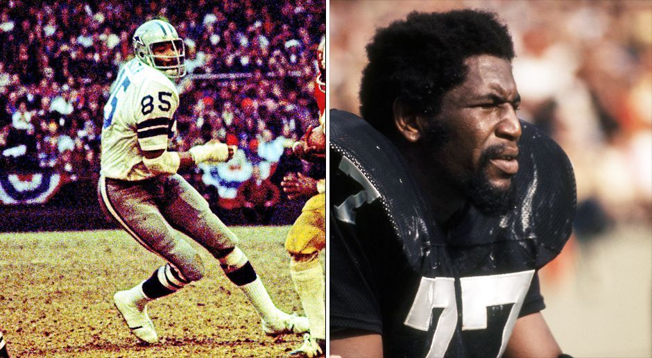 
                <strong>Tody und Bubba Smith</strong><br>
                Tody Smith (Dallas Cowboys, 1972)undBubba Smith (Baltimore Colts, 1971)
              