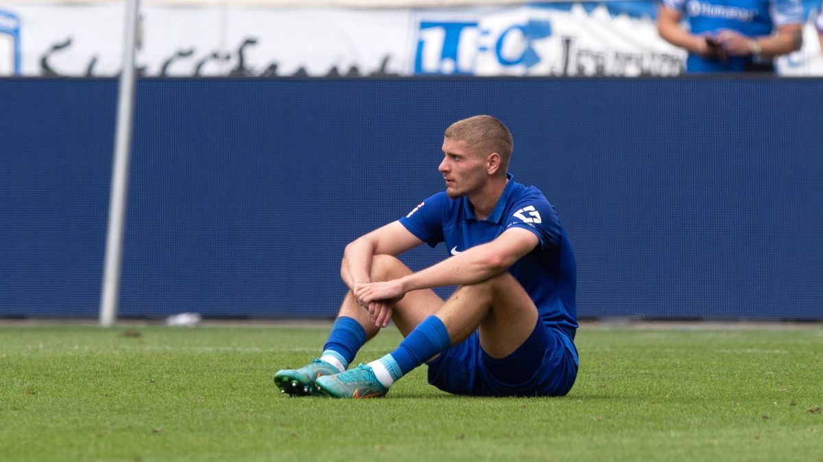 Fussball, Herren, Saison 2023 2024, 2. Bundesliga (5. Spieltag), 1. FC Magdeburg - Hertha BSC, Marton Dardai (Hertha BSC), 02.09. 2023, *** Football, men, season 2023 2024, 2 Bundesliga 5 matchday ...